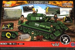Cobi 2524 - T34 / 85 Rudy 102 LIMITED EDITION (Auflage 2019)