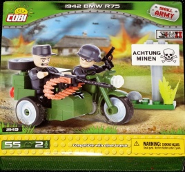 Cobi 2149 - 1942 BMW R75 Motorrad deutsche Wehrmacht (Erstauflage 1/2015) GEBRAUCHT