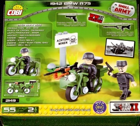 Cobi 2149 - 1942 BMW R75 Motorrad deutsche Wehrmacht (Erstauflage 1/2015) GEBRAUCHT
